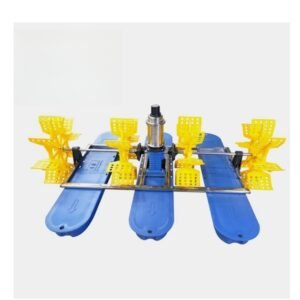 Permanent Magnet Induction Waterwheel Aerator - Water-cooled Four-impeller System (Stainless Steel Housing)