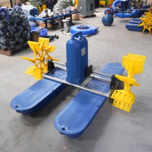 Fish pond impeller type oxygen machine